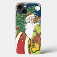 Weihnachten im Vintage-Stil, Weihnachtsmann-Hirsch
