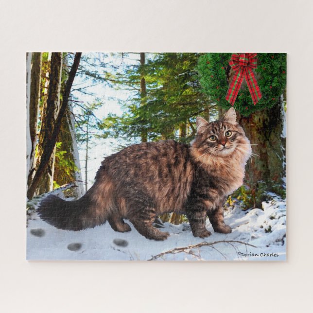 "Weihnachten im Wald" 16x20 Puzzle (Horizontal)