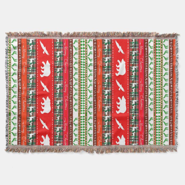 Weihnachten im Wald Decke (Vorderseite)