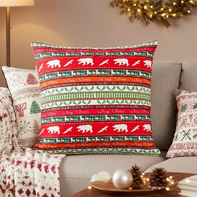 Weihnachten im Wald Kissen (Von Creator hochgeladen)