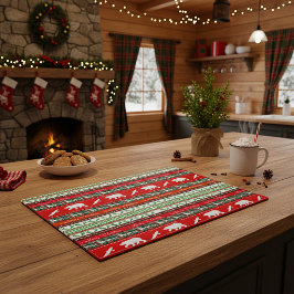 Weihnachten im Wald Schneidebrett