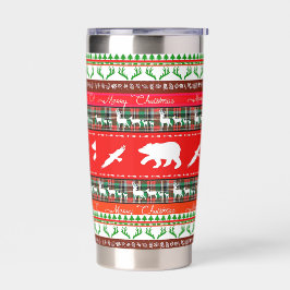 Weihnachten im Wald Thermobecher