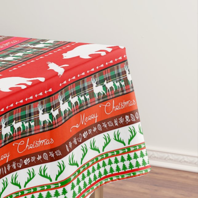 Weihnachten im Wald Tischdecke (Beispiel)