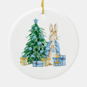 Weihnachten im Wald von CozyBun. Keramik Ornament