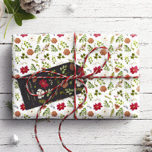 Weihnachten im Wasser Elegante Blumenblätter