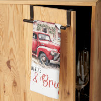 Weihnachten im Wasser Vintager Lkw und Stall