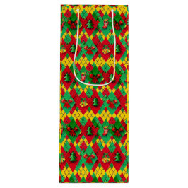 Weihnachten im Weihnachtsfest im Neuen Jahr Geschenktüte Für Weinflaschen