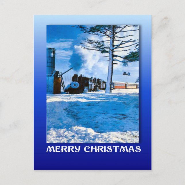 Weihnachten im Winter, durch den Schnee schlängeln (Vorderseite)