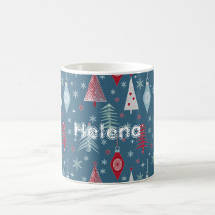 Weihnachten im Winter. Kaffeetasse