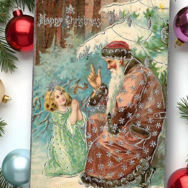 Weihnachten im Winterwald mit Engel Seidenpapier (Von Creator hochgeladen)