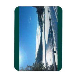 Weihnachten im Yellowstone Foto Magnet