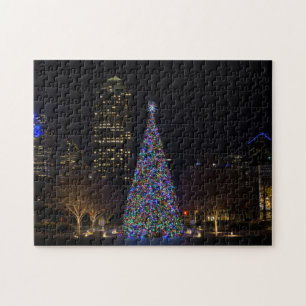 Weihnachten im Zentrum von Dallas Puzzle