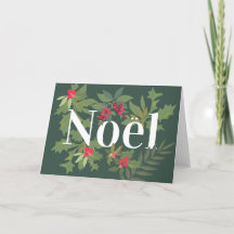 Weihnachten immergrüne Blätter und Beeren Urlaub