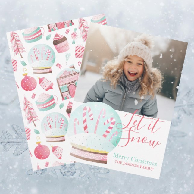 Weihnachten in Aquarellfarbe - Schneeglobe (Von Creator hochgeladen)