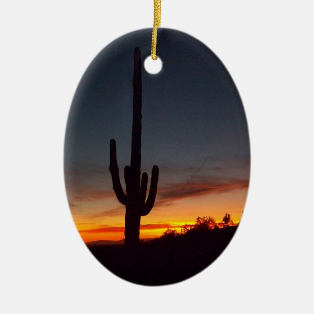 Weihnachten in Arizona Keramik Ornament (Vorne)