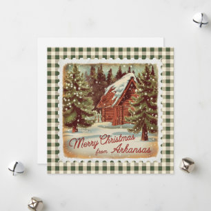 Weihnachten in Arkansas Weihnachtskarte