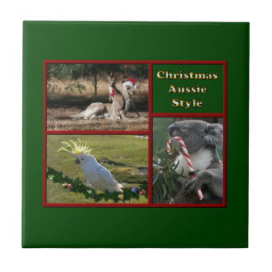 Weihnachten in Australien Fliese