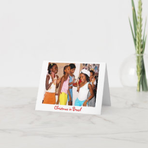 Weihnachten in Brasilien-Karte