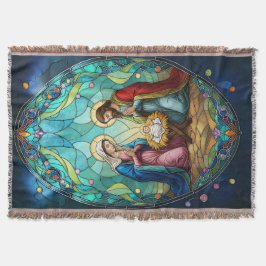 Weihnachten in Buntglas Decke