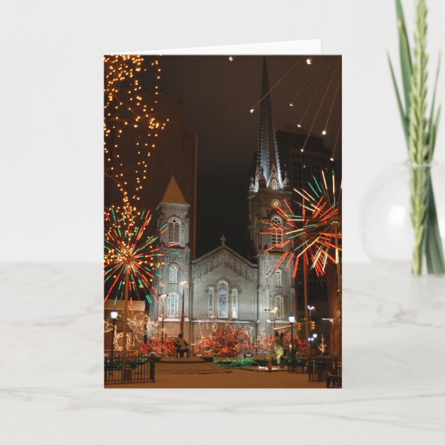 Weihnachten in Cleveland Card (Vorderseite)