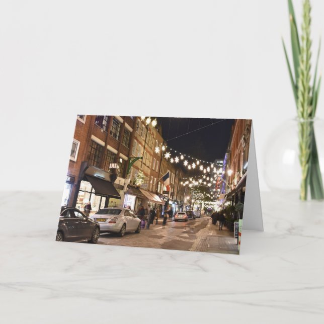 Weihnachten in Covent Garden London UK Fotografy Karte (Vorderseite)