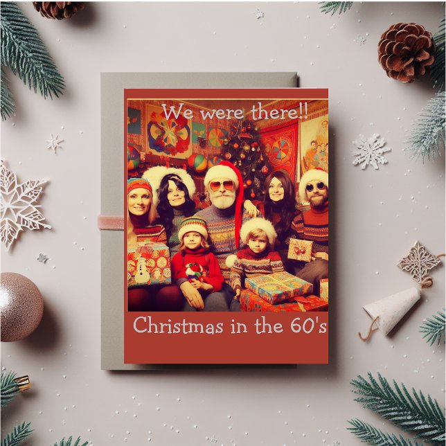 Weihnachten in den 60er Jahren, Explosion aus der  Mitteilungskarte (Funny remembering the 60's Christmas card.)