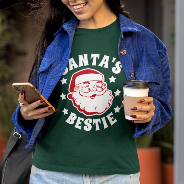 Weihnachten in den Bestie Modern Green Women's Chr T-Shirt (Von Creator hochgeladen)