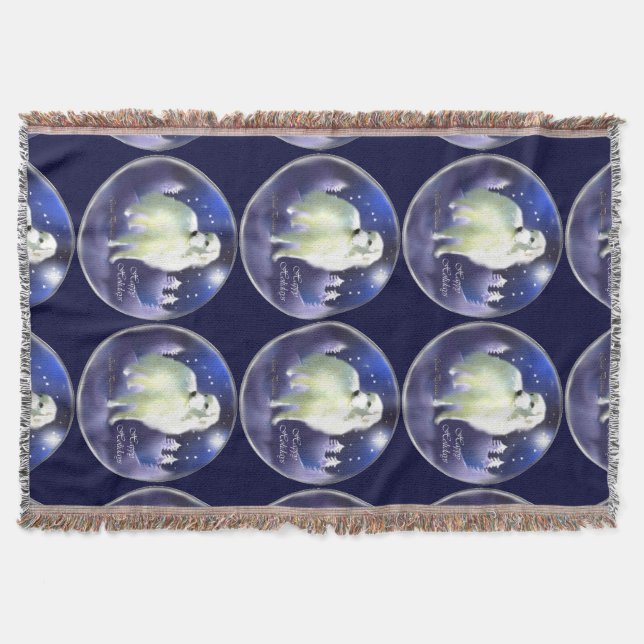 Weihnachten in den Pyrenäen Decke (Vorderseite)