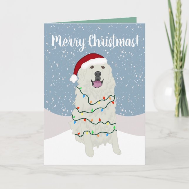 Weihnachten in den Pyrenäen Karte (Vorderseite)