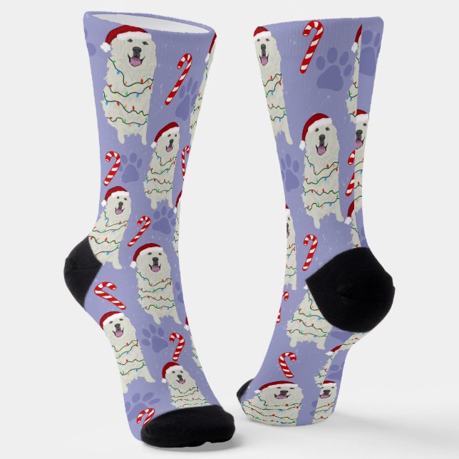 Weihnachten in den Pyrenäen Socken (Gewinkelt)