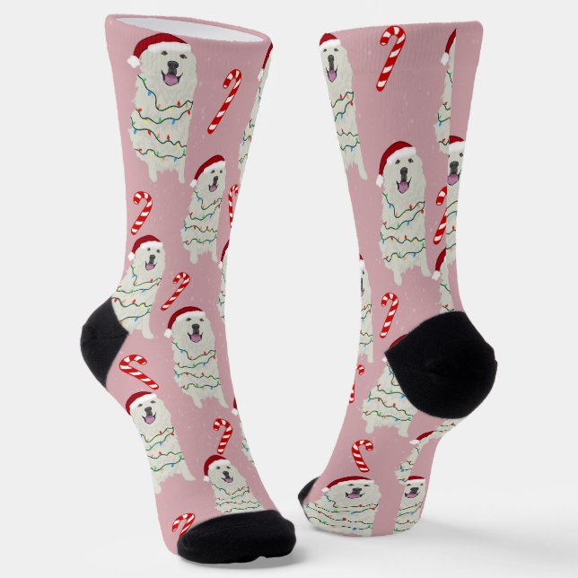 Weihnachten in den Pyrenäen Socken (Gewinkelt)