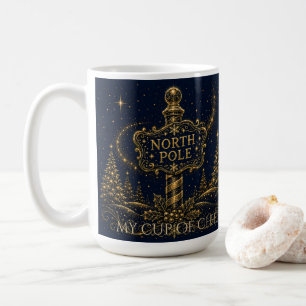 Weihnachten in den Sternen   Nordpol Kaffeetasse