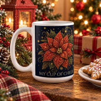 Weihnachten in den Sternen | Weihnachtsstern Kaffeetasse