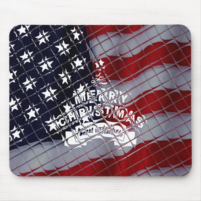 Weihnachten in den USA: Eine Feier der Freiheit Mousepad (Vorne)