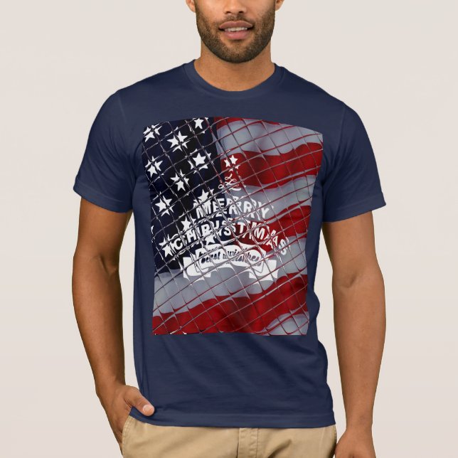 Weihnachten in den USA: Eine Feier der Freiheit T-Shirt (Vorderseite)