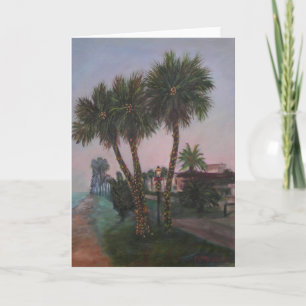 WEIHNACHTEN in der ALTEN FLORIDA-Gruß-Karte