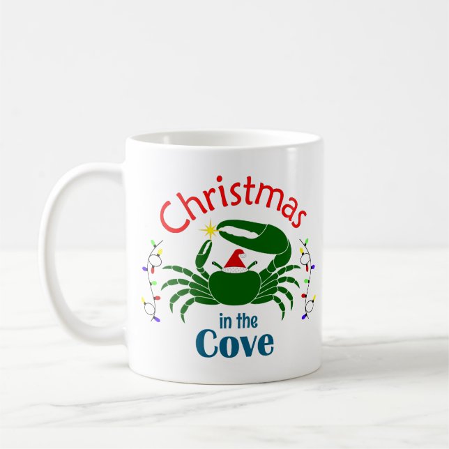 Weihnachten in der Bucht 11 oz Tasse (Links)