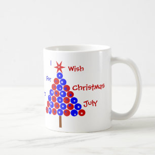 Weihnachten in der Juli-Tasse Kaffeetasse