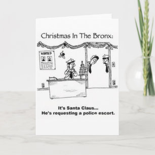 Weihnachten in der lustigen Gruß-Karte Bronx