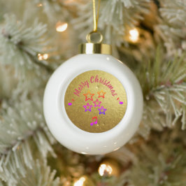 Weihnachten in der Musik Keramik Kugel-Ornament