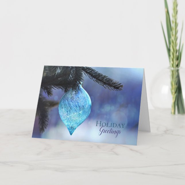 Weihnachten in der Natur-Feiertags-Karte (Vorderseite)