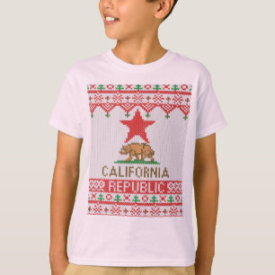 Weihnachten in der Republik Kalifornien Ugi Sweate T-Shirt