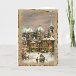 Weihnachten in der Stadt - Grußkarte