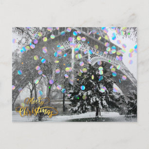 Weihnachten in der Stadt Postkarte