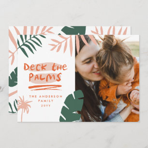 Weihnachten in der tropischen Palme Modernes Foto