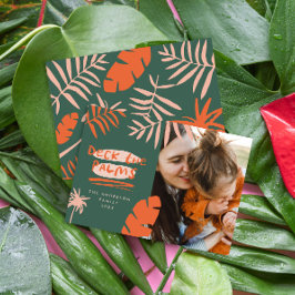 Weihnachten in der tropischen Palme Modernes Foto