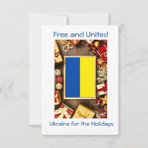 Weihnachten in der Ukraine, Weihnachtskarte Dankeskarte