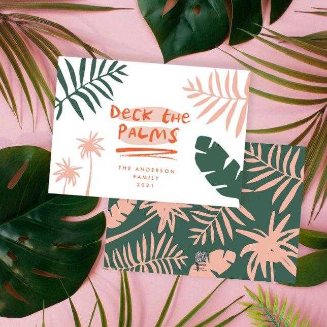 Weihnachten in der wunderschönen tropischen Palme (Von Creator hochgeladen)