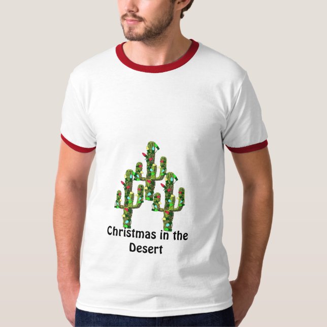 Weihnachten in der Wüste T-Shirt (Vorderseite)
