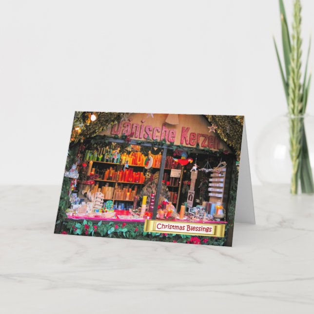 Weihnachten in Deutschland: Kerzen erhellen Weihna (Vorderseite)